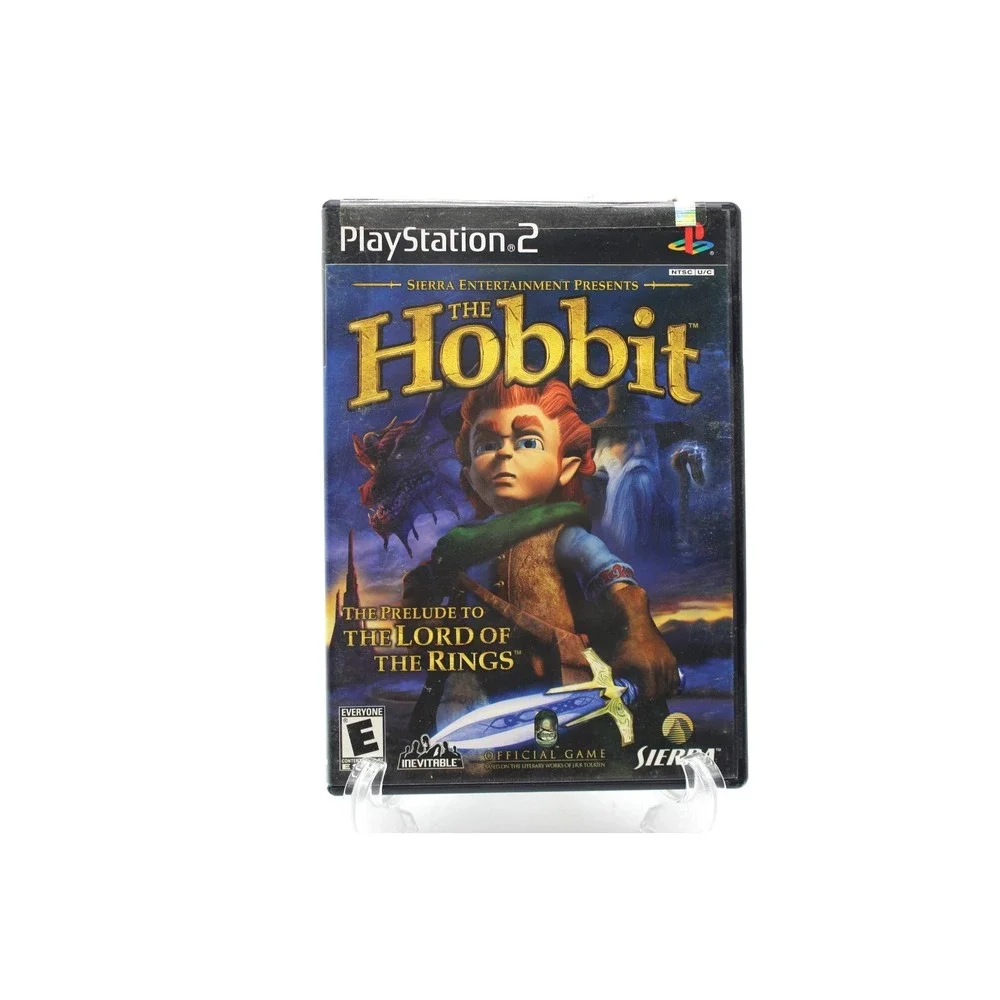 PS2 The Hobbit (Sony PlayStation 2, 2003) w/ SMAUG the DRAGON CARD, Manual + Reg